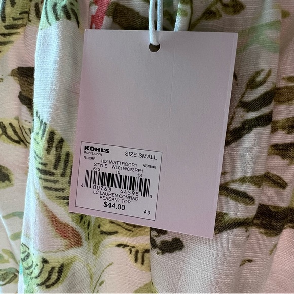 Lauren Conrad tropical peasant top - Picture 6 of 6